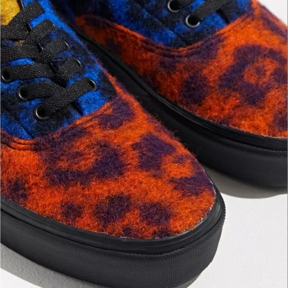 Vans Era Platform Felt Fuzzy Mix Leopard Multi/Black Men’s size 11 never worn. - Picture 13 of 13